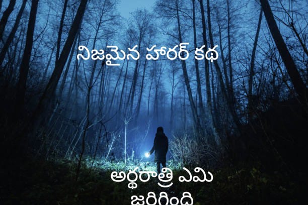 నిజమైన హారర్ కథ ,అర్థరాత్రి ఏం జరిగింది . THE BEST REAL HORROR STORY